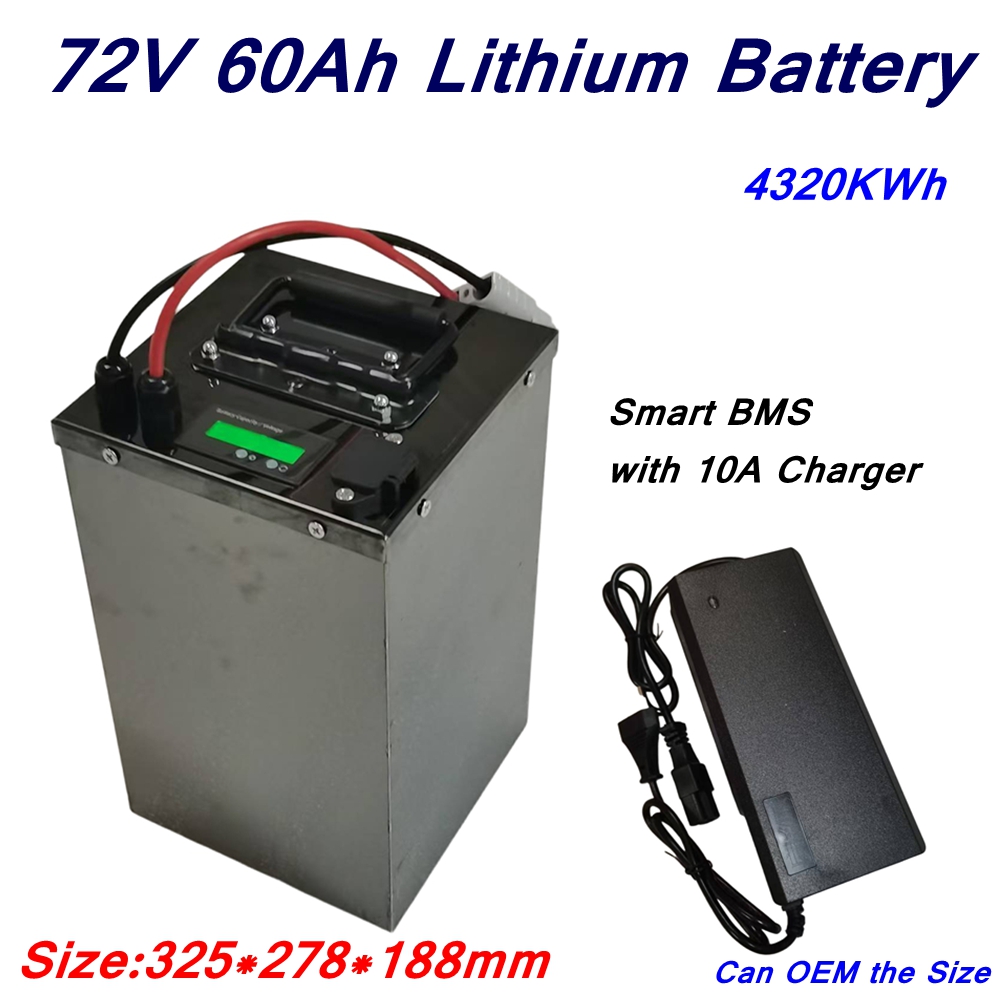 72V 40Ah Lifepo4 Battery Pack - 20S 72v 60Ah li-ion lithium polymer