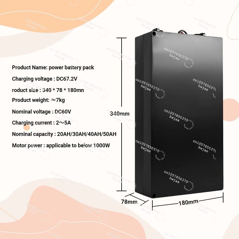 electric scooter electric batt - 60V 50Ah Electric Scooter Battery 评论和价格